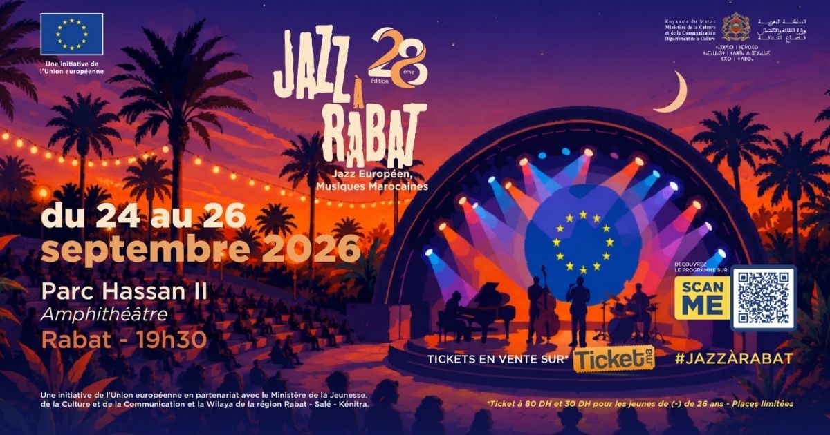 Jazz à Rabat 2026 : trois soirées entre jazz européen et musiques marocaines