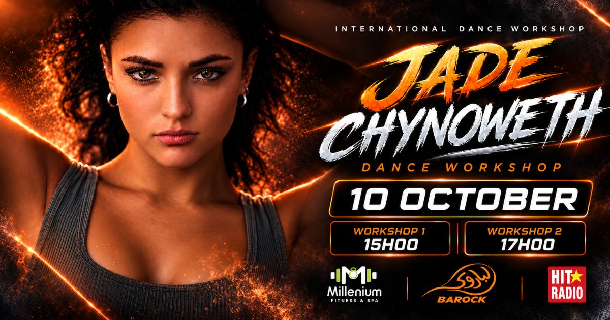 Jade Chynoweth à Rabat : workshop de danse le 10 octobre